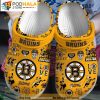 Yellow Bostun Brunis NHL 3D Funny Crocs