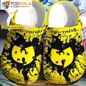 Yellow Wutang 3D Funny Crocs
