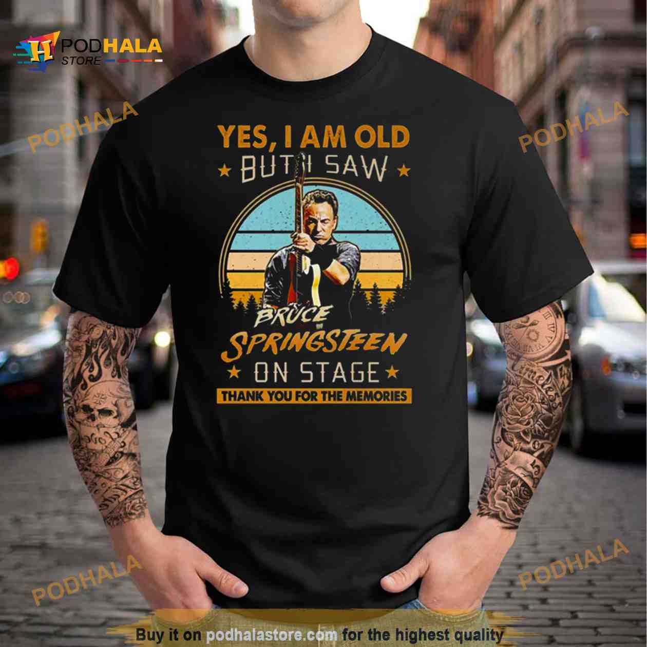 Yes I Am Old But I Saw Bruce Springsteen On Stage Thank You For The Memories Signature Shirt Yes I Am Old But I Saw Bruce Springsteen On Stage Thank You For The Memories Signature Shirt