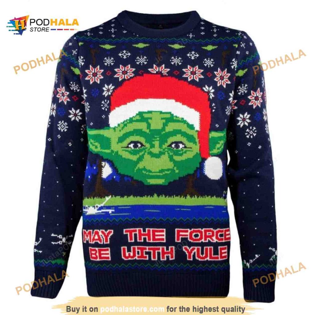 Yoda Star Wars Ugly Xmas Wool Sweater