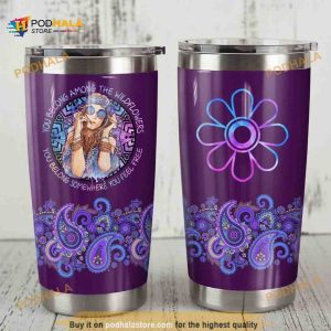 You Belong Among The Wild flowers Stainless Steel Cup Coffee Tumbler