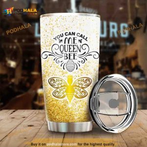 You Can Call Me Queen Bee Gift Travel Coffee Tumbler