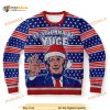 Yuge Trump Ugly Christmas Wool Sweater