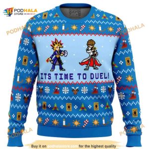 Yugioh Character Sprites Christmas Ugly Wool Sweater