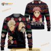 Yuji Itadori Anime Manga Jujutsu Kaisen Anime Christmas Wool Ugly Sweater