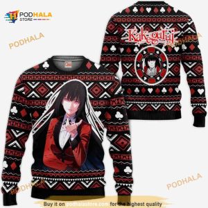 Yumeko Anime Kakegurui Xmas Funny Ugly Christmas Sweater
