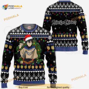 Yuno Ugly Christmas Black Clover Anime Xmas Sweater