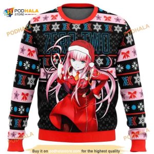 Zero Two Darling In The Franxx Anime Ugly Wool Sweater