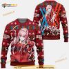 Zero Two Darling In The Franxx Anime Ugly Xmas Wool Sweater