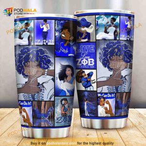 Zeta Phi Beta Logo Stainless Steel Cup Coffee Tumbler