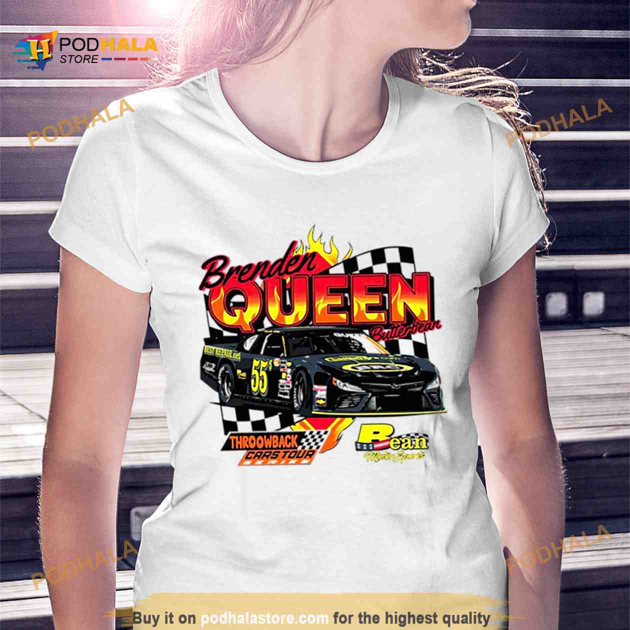 brenden queen butterbean throwback car tour T Shirt brenden queen butterbean throwback car tour T Shirt