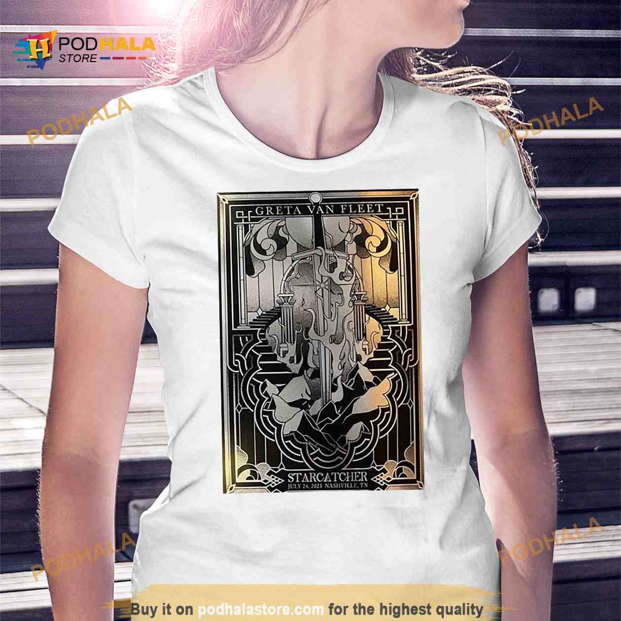 greta Van Fleet Nashville TN 2023 Poster Shirt greta Van Fleet Nashville TN 2023 Poster Shirt