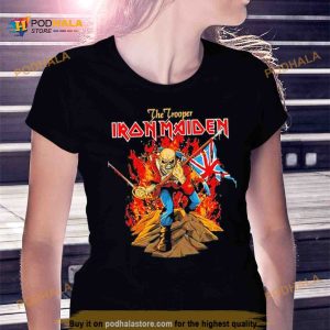 iron Maiden Trooper Flames 2023 Shirt 2