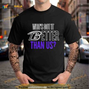 john Harbaugh Who’s Got It Better Than Us Shirt
