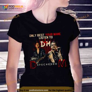 only Best Custom Your Name Depeche Mode signatures Shirt 2