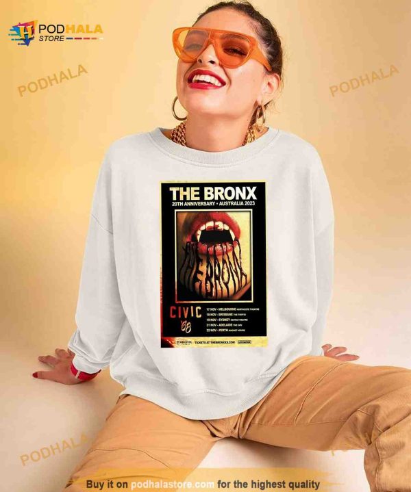 The Bronx 20th Anniversary Tour Australia 2023 Poster Shirt