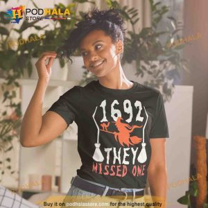 1692 They Missed One Unisex Funny Halloween Shirt For Women Men 2