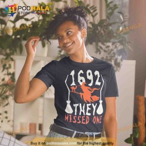 1692 They Missed One Unisex Funny Halloween Shirt For Women Men 3