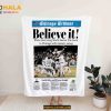 2005 Chicago Baseball Blanket, World Series Champions Newspaper Blanket