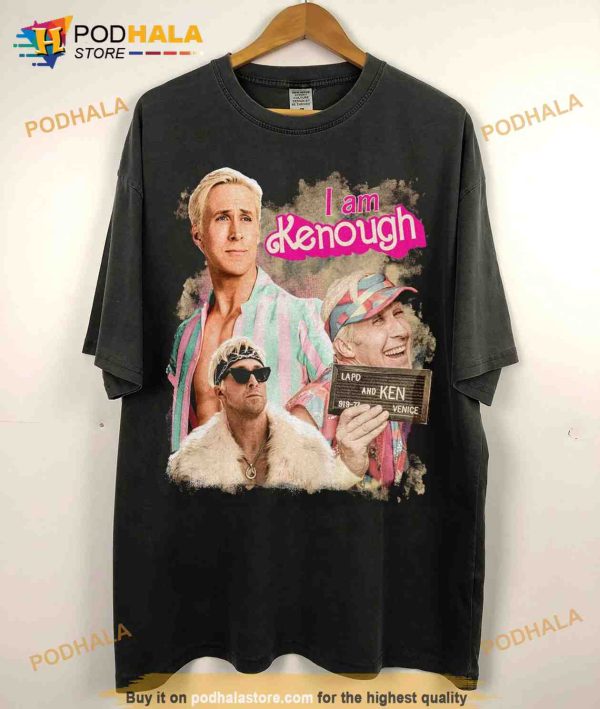 90s Vintage I am Kenough Ryan Gosling Shirt, Barbie Ken Movie 2023 Shirt