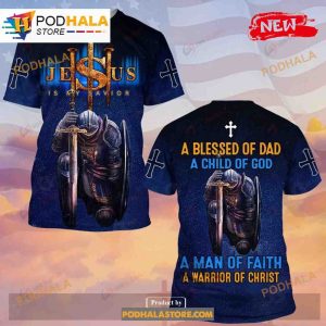 A Blessed Of Dad A Child Of God Jesus All Over Printed Sweatshirt 3D Hoodie 3
