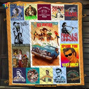 Ace Ventura Pet Detective Movie Fan Quilt, Movie Character Lover Fleece Blanket
