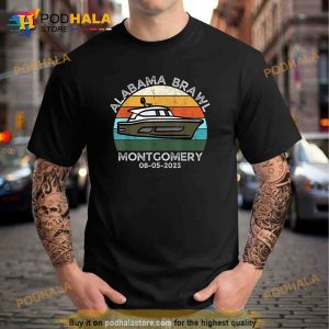 Alabama Brawl Montgomery Folding Chair Riverfront Boat Tee Trending Shirt