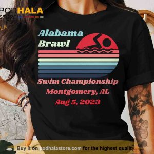 Alabama Brawl Shirt, River Swim Championship, Boat Fight Montgomery Riverfront Brawl Tee