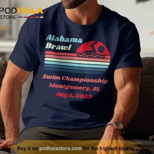 Alabama Brawl Shirt River Swim Championship Boat Fight Montgomery Riverfront Brawl Tee 2