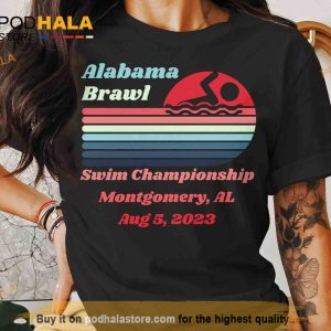 Alabama Brawl Shirt River Swim Championship Boat Fight Montgomery Riverfront Brawl Tee 3