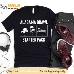 Alabama Brawl Starter Pack Shirt, Folding Chair Fight Montgomery Tea Party