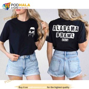 Alabama Metal Folding Chair Shirt, Folding Chair Fight Tshirt, Alabama Brawl Tee