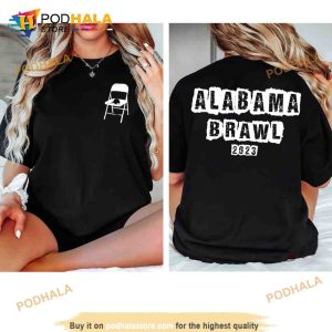 Alabama Metal Folding Chair Shirt Folding Chair Fight Tshirt Alabama Brawl Tee 2