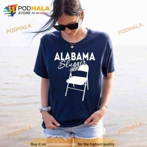 Alabama Slugger Shirt, Alabama Brawl TShirt, White Metal Folding Chair Tee