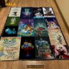 Alice In Wonderland Fleece Blanket , Movies Lovers Blanket, Christmas Fleece Blanket