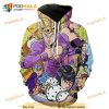 All Golden Wind Character Jojo's Bizarre Adventure Clothing Aop 3D Hoodie