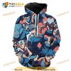 All Jojo Characters Jojo's Bizarre Adventure Character Anime Aop 3D Hoodie