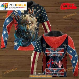 American By Birth Southern By The Grace Of God Jesus Sweatshirt 3D Hoodie 1