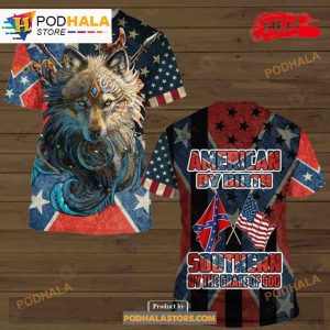 American By Birth Southern By The Grace Of God Jesus Sweatshirt 3D Hoodie 3