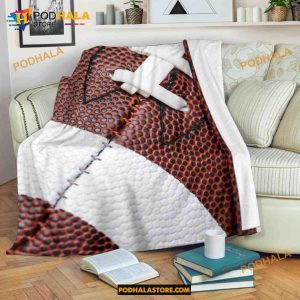 American Football Rugby Fleece Blanket