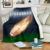 American Football Rugby Fleece Blanket For Women Men