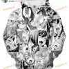 Anime Ahegao Hentai Face Hd AOP 3D Hoodie, Sweatshirt, Shirt