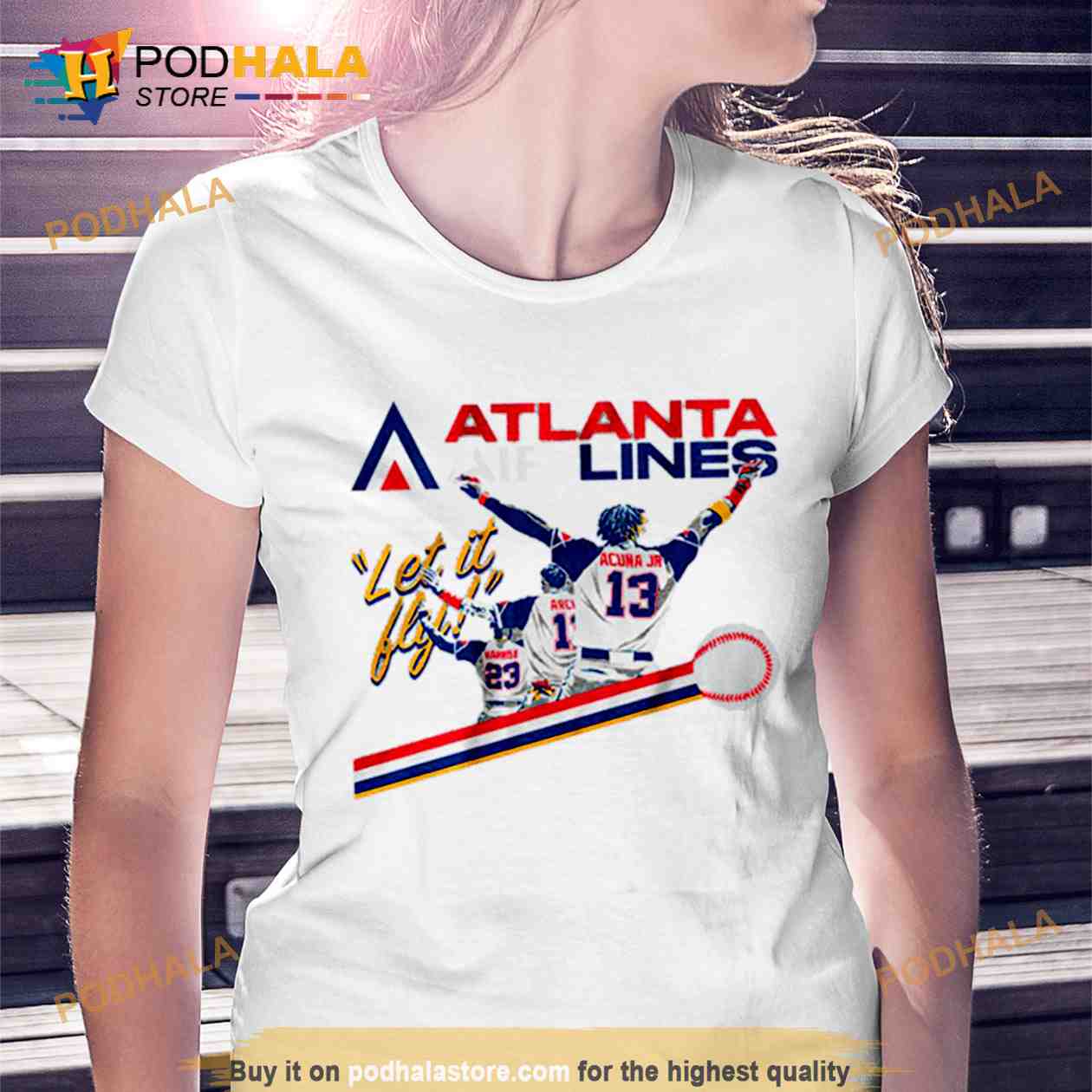 Atlanta Airlines Let It Fly Atlanta Braves shirt, hoodie, sweater