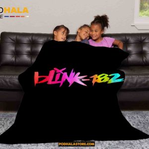 B182 Logo With The NINE Album Colors Blanket