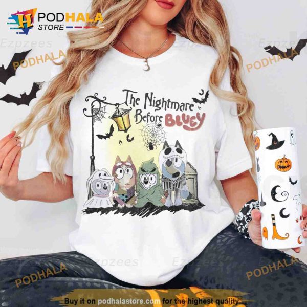 BIuey Halloween Shirt, BIuey Kids Shirt, BIuey Trick Or Treat Shirt, Happy Halloween Shirt