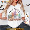 BIuey Rad Disney Castle Halloween Shirt, Halloween Gift For Family