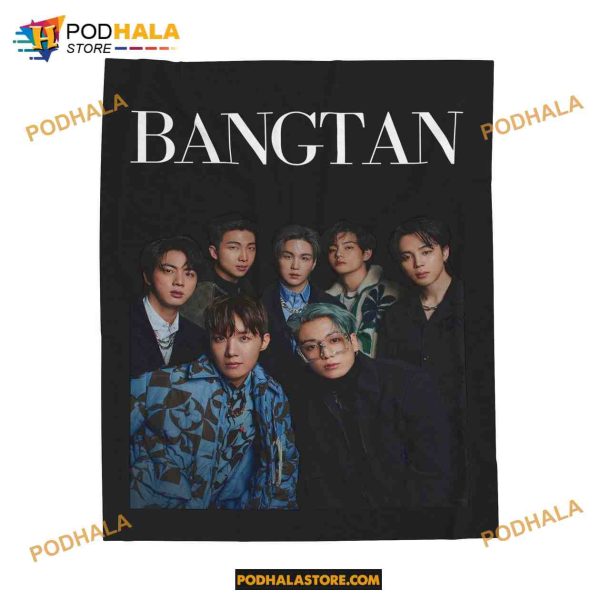 BTS OT7 Photo Blanket, Bangtan Member