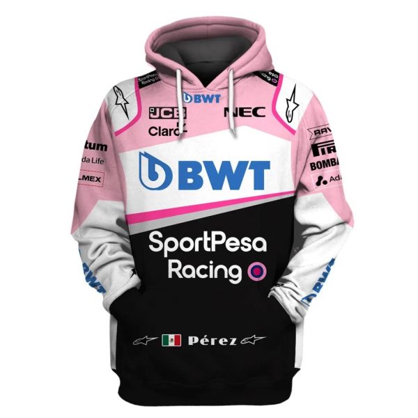 BWT Team 3D SportPesa Racing Pérez Racing Team AOP Unisex 3D Hoodie