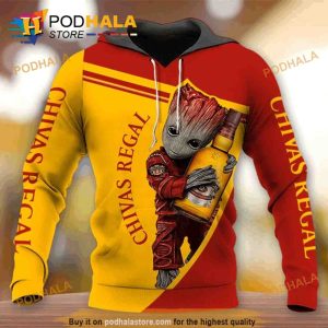 Baby Groot Star Wars Chivas Regal 3D Hoodie, Christmas Gifts