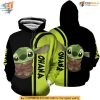 Baby Yoda Stitch Lilo And Stitch Cute Lover Custom Name 3D Hoodie